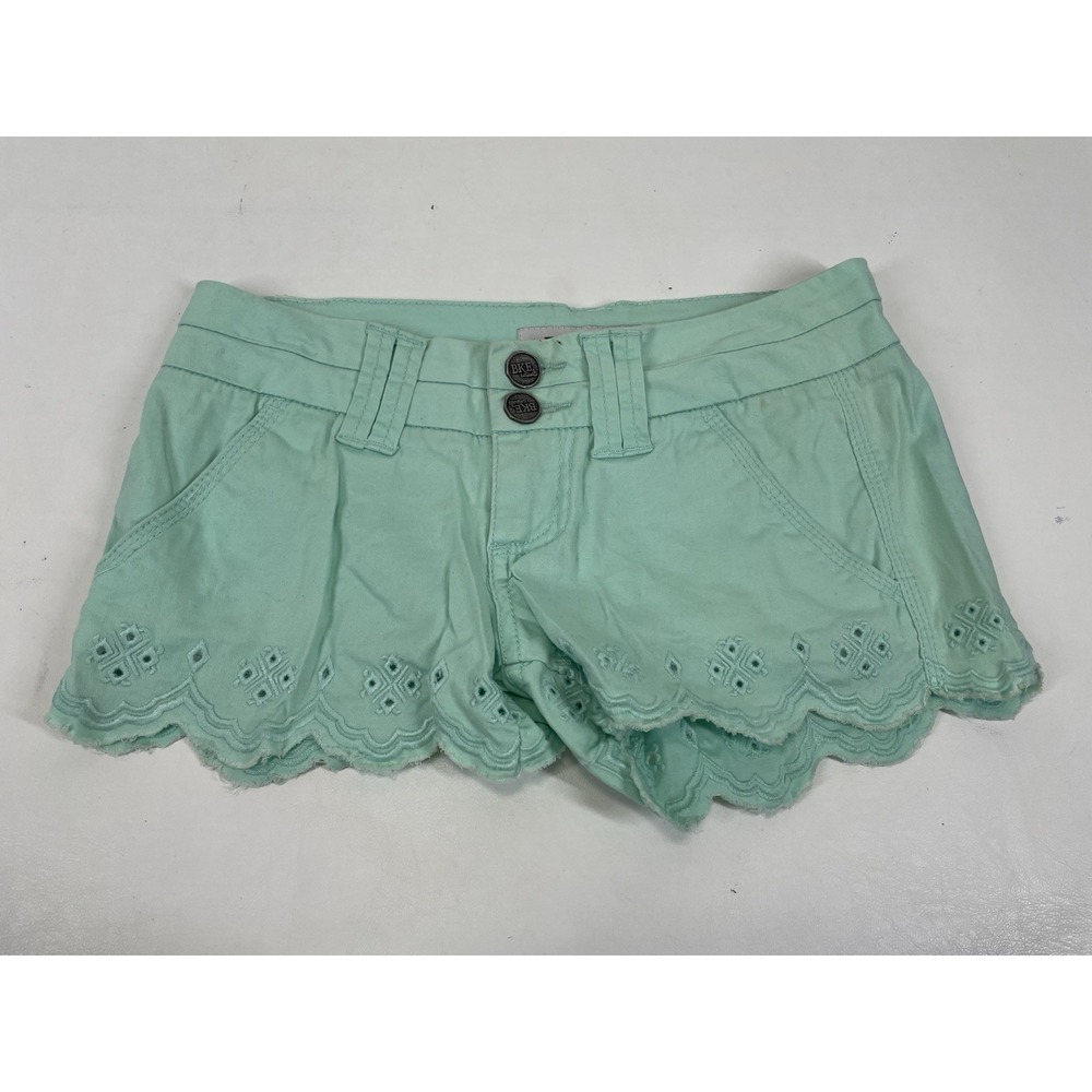 Buckle BKE Eve Eyelet Trim Shorts Juniors Size 24 Blue